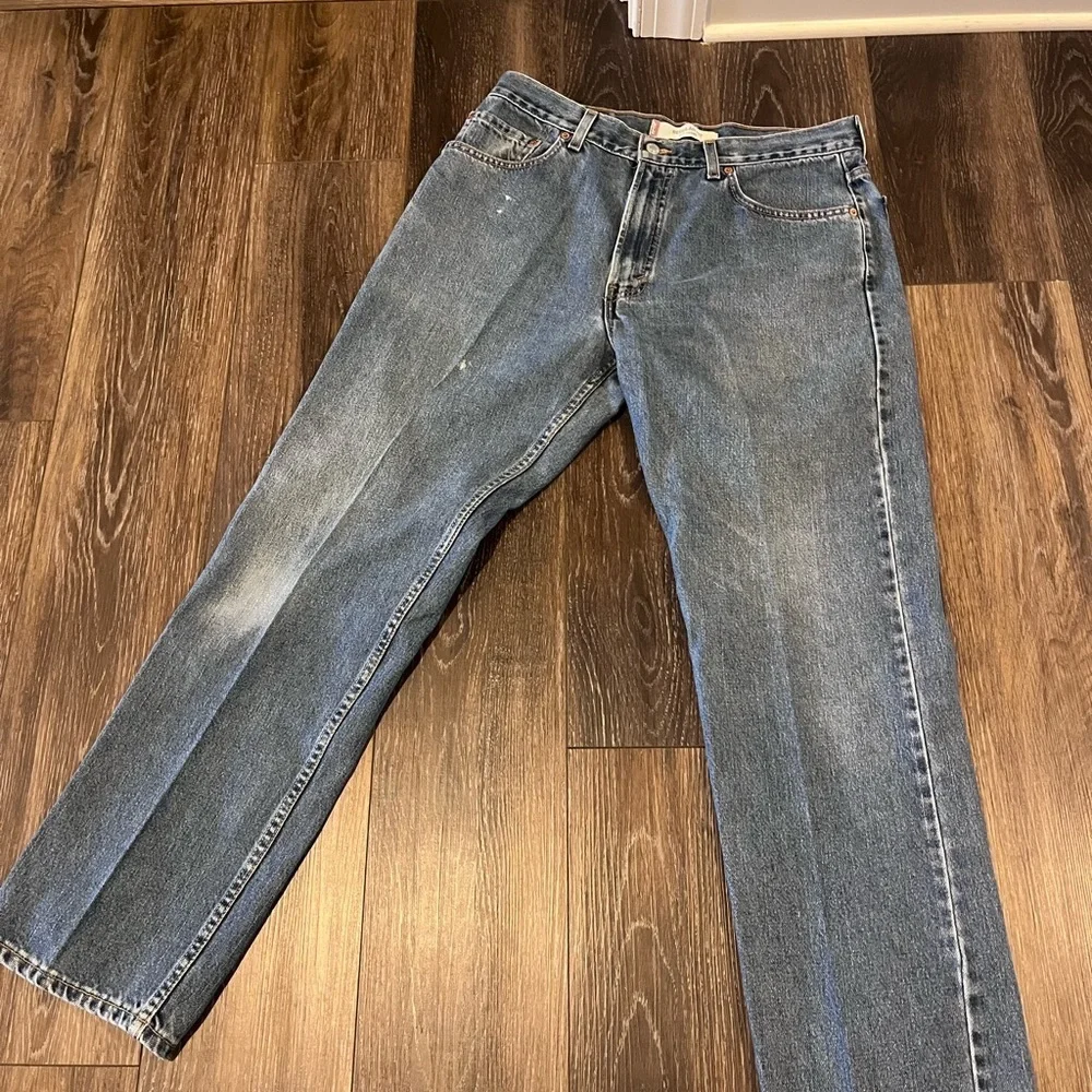 Levi’s 505 Jeans Men’s 36x32 Blue Regular Fit Straight Leg Denim Classic